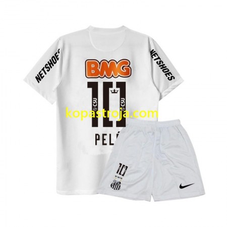 Billiga Fotbollströjor Santos PELE 10 Retro Barn Hemma tröja 2011-2012 Kortärmad